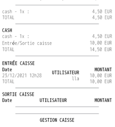 La gestion de caisse Restomax